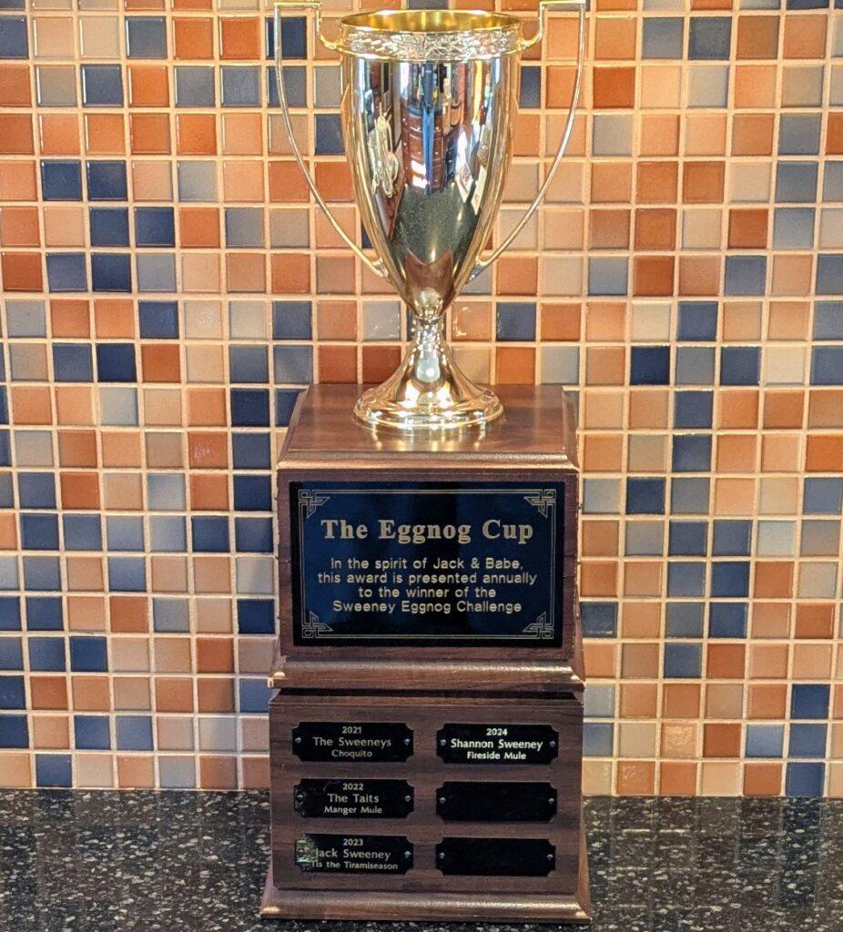 2025 Eggnog Cup Trophy